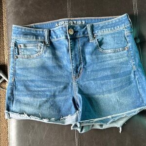 American Eagle Outfitters Next Level Stretch Jean Shorts High-Rise